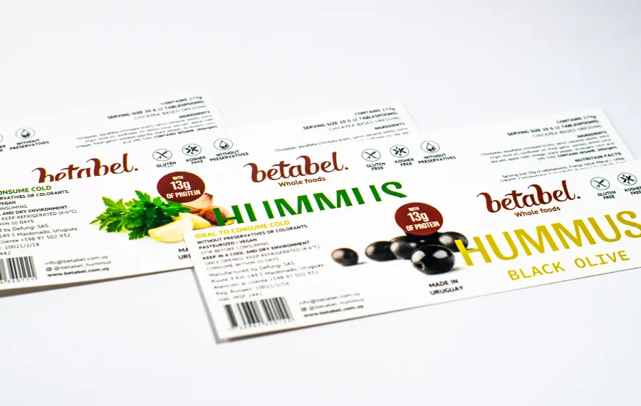 Etiquetas Betabel Hummus